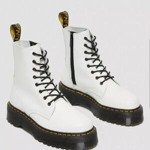 Dr Martens Jadon Boot Leather Platforms White Air Wair Women’s 8 EU 39 Men’s 7